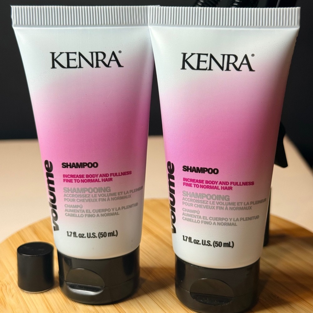 KENRA • Volume Shampoo • Increase Body Fine/Normal Hair 1.7 oz 2xTravel Size New